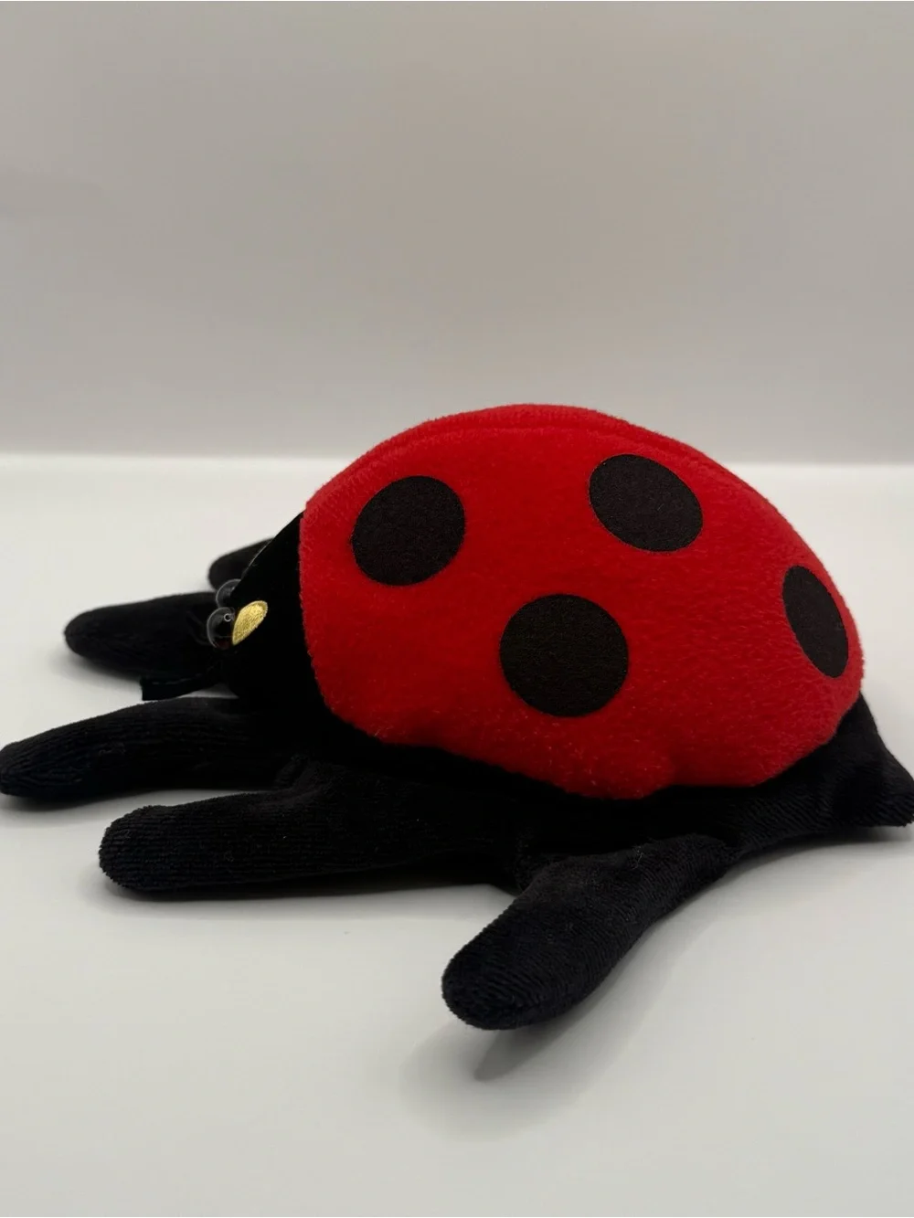 Folkmanis Lady Bug Hand Puppet Stuffed Animal Plush
